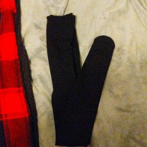 Thick "therma(heater)l" leggings/ stockings very thick will keep you very warm!